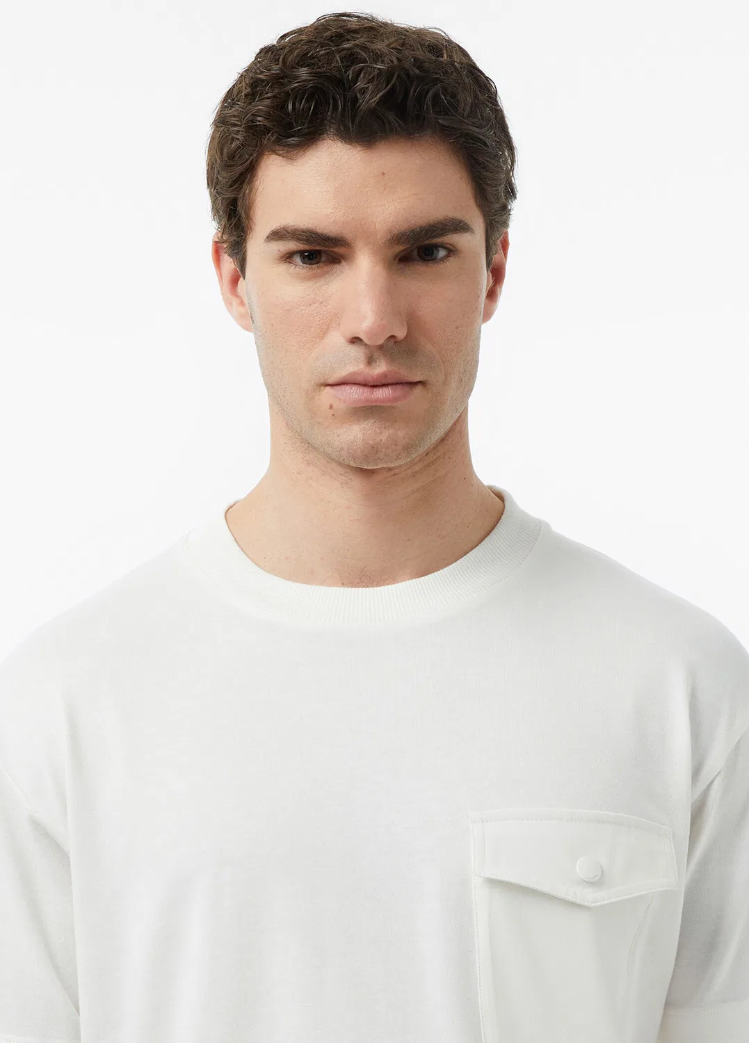 Футболка Relaxed Fit Lacoste, кремовый — фото 2