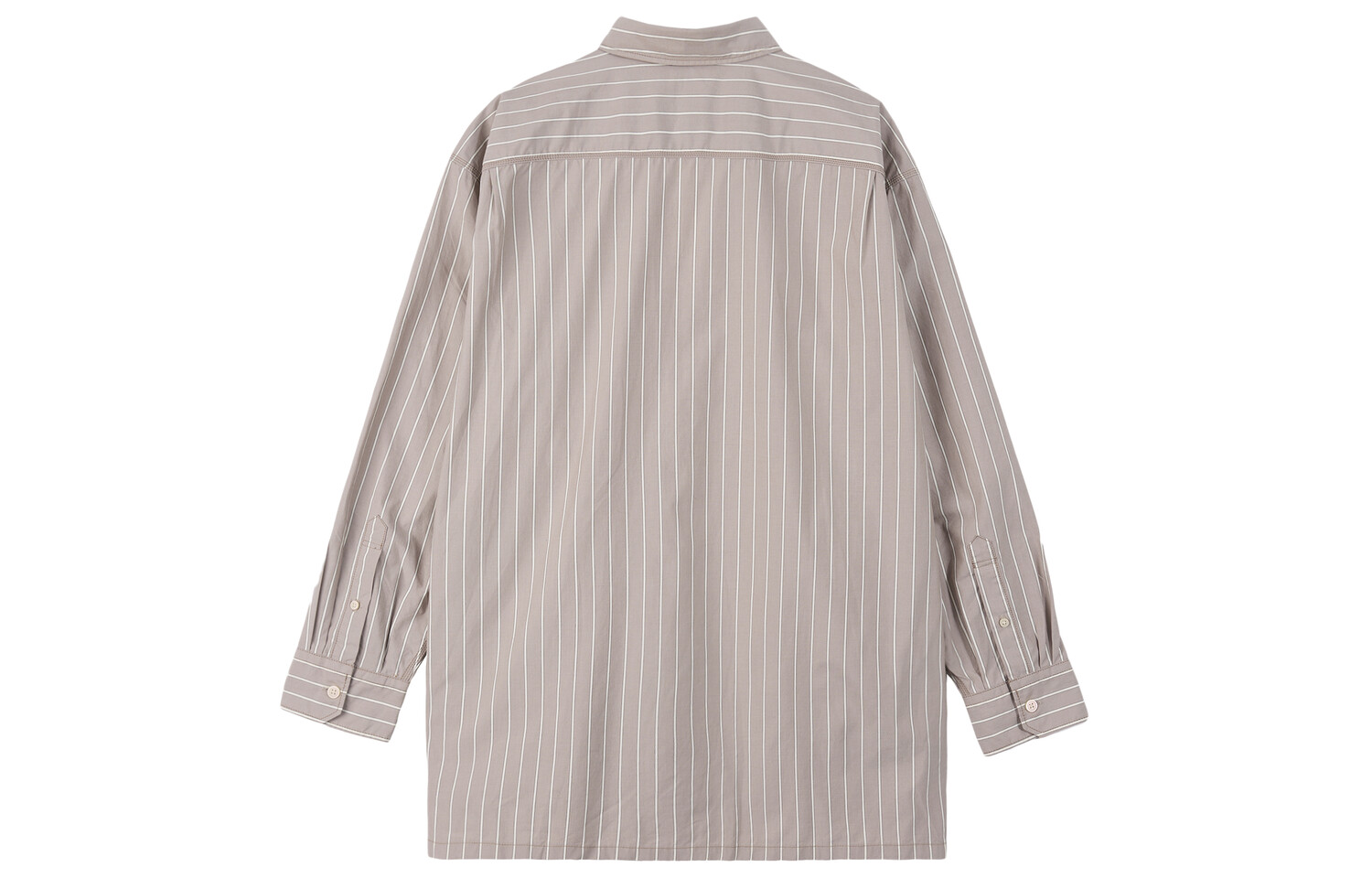Мужская рубашка серии U FW23, небесно-серая Uniqlo, серый — фото 2