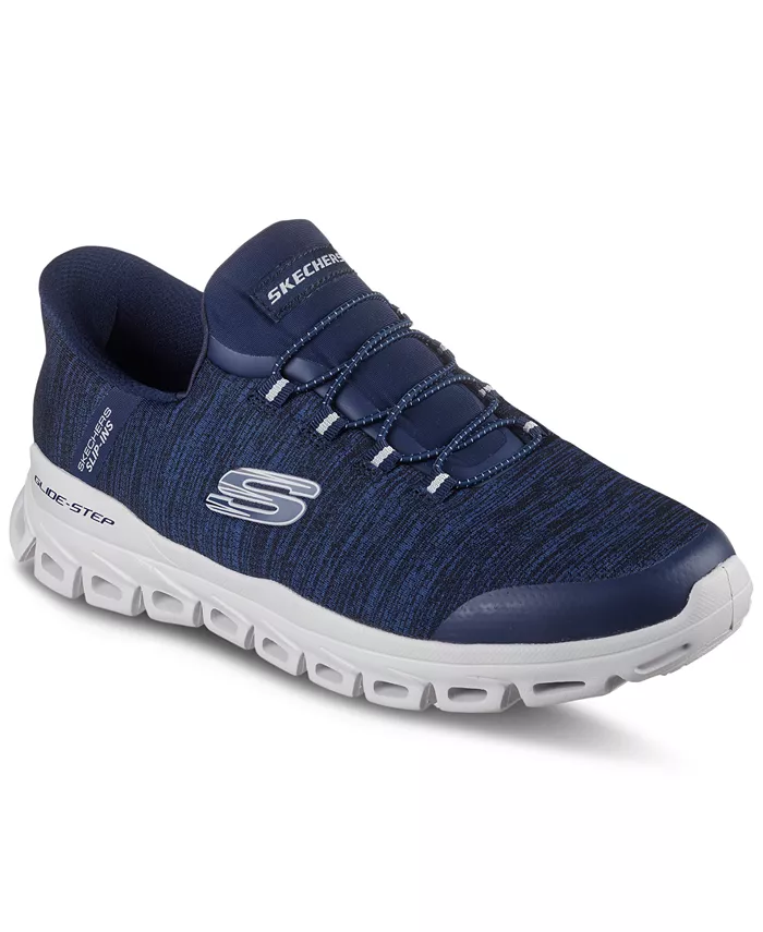 

Мужские слипоны Glide-Step - Zefyr повседневные кроссовки от Finish Line Skechers, синий