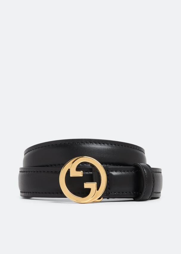 

Ремень GUCCI Blondie thin belt, черный