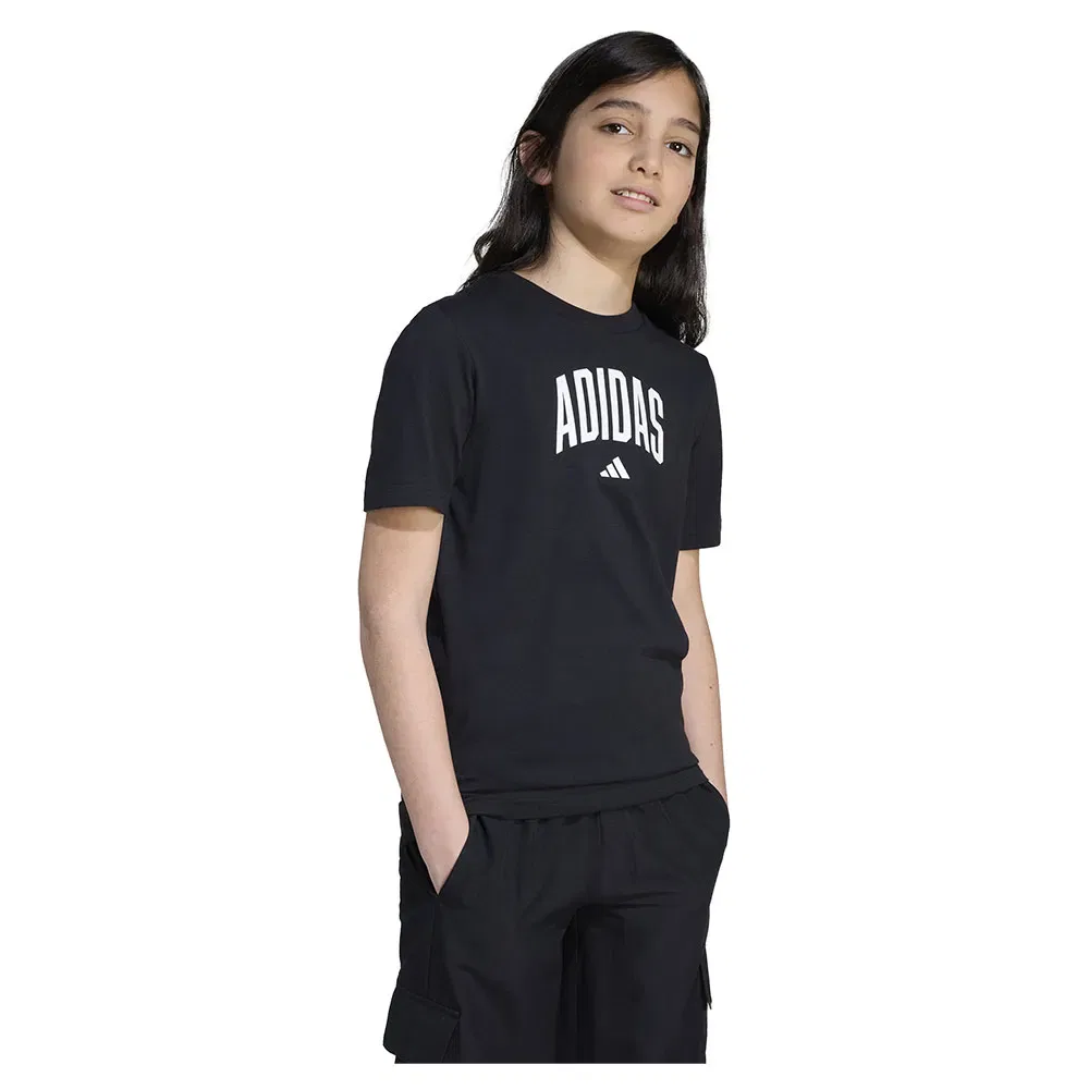 Футболка с коротким рукавом Collegiate Graphic Adidas, черный