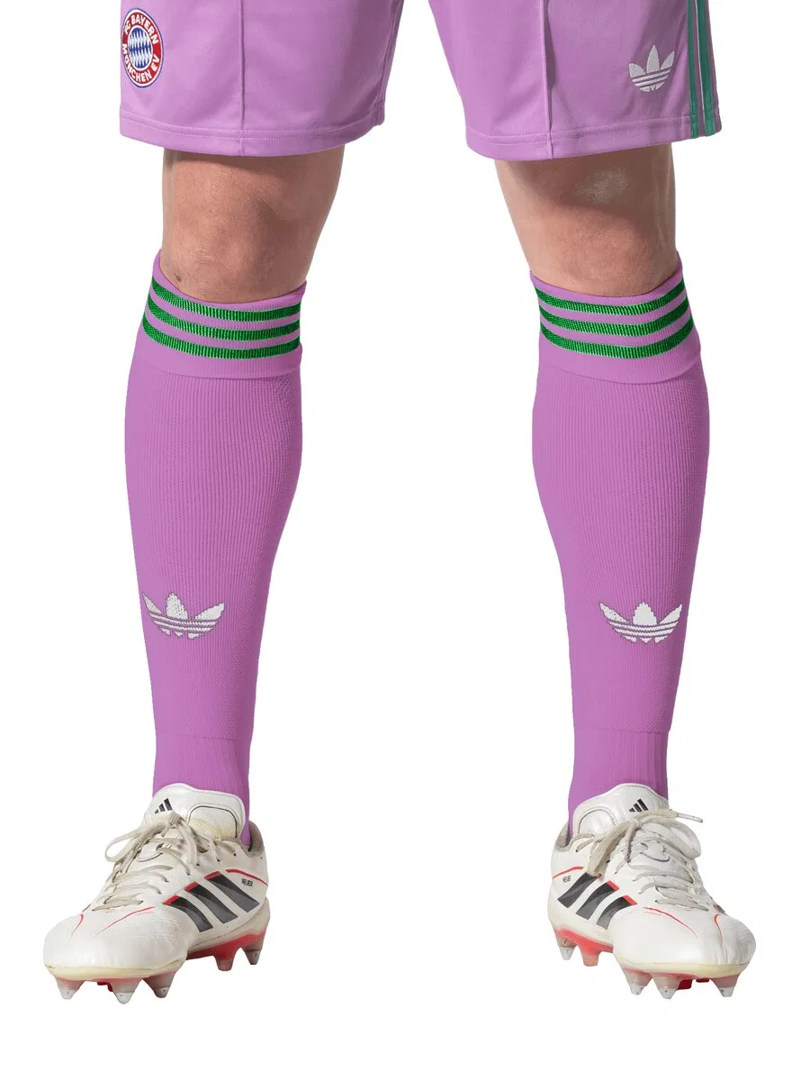 Спортивные носки ADIDAS ORIGINALS фиолетового цвета — фото 2