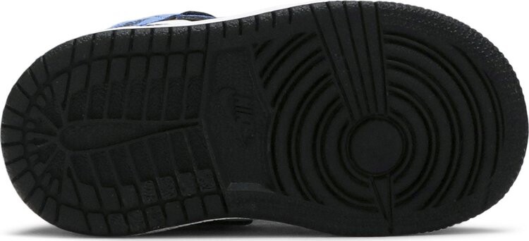 Кроссовки Air Jordan 1 Mid SE TD Signal Blue, синий — фото 4