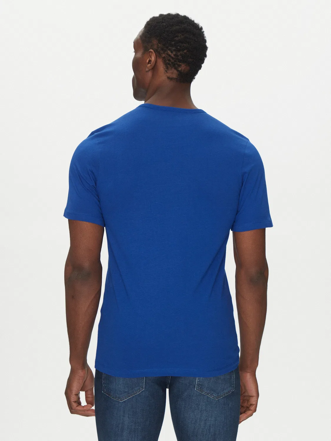 Мужской комплект из футболок стандартного кроя TShirtRN Classic Boss, синий — фото 4