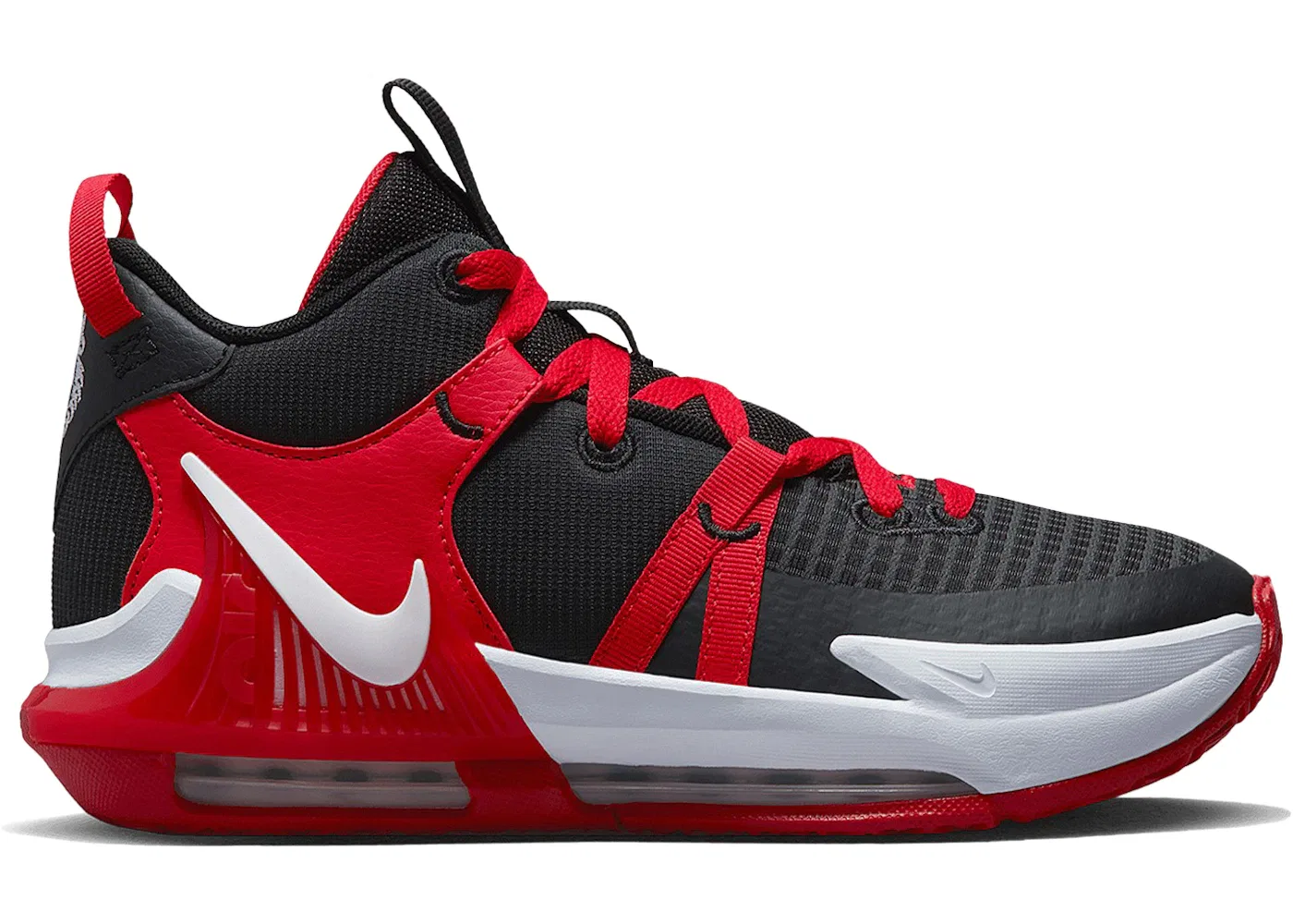 Детские кроссовки для баскетбола Nike LeBron Witness 7, Black/University Red/White