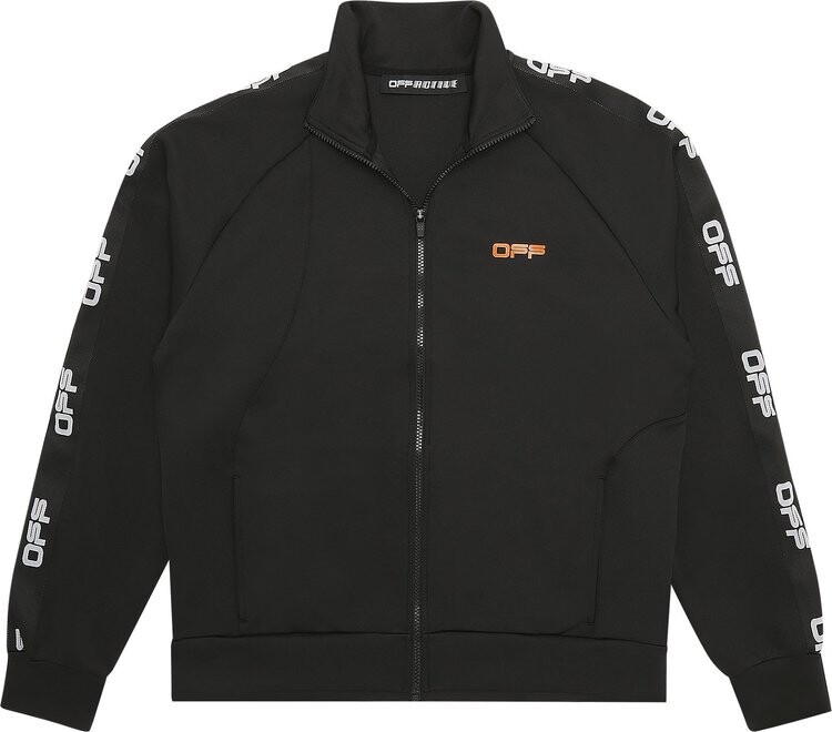 

Куртка Off-White Active Track Jacket 'Black/Orange', черный