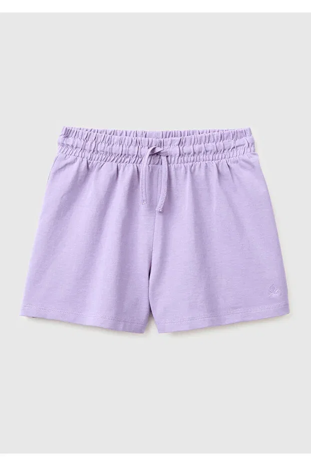 Детские шорты для девочек хлопковые United Colors Of Benetton, Lilac