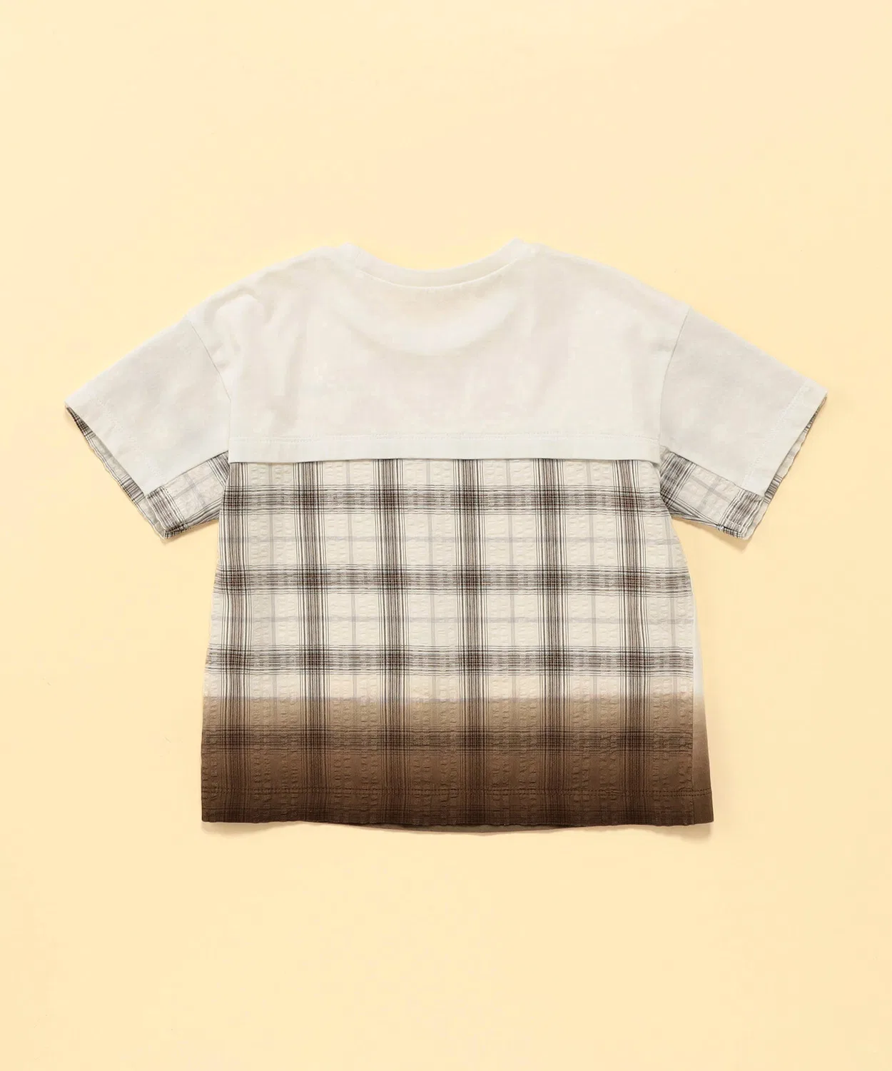 Детская футболка с коротким рукавом, с принтом, модель Soccer Check Gradient COMME CA ISM, Navy — фото 3