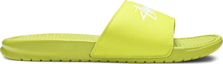 

Сандалии Nike Stussy x Benassi 'Bright Cactus', желтый