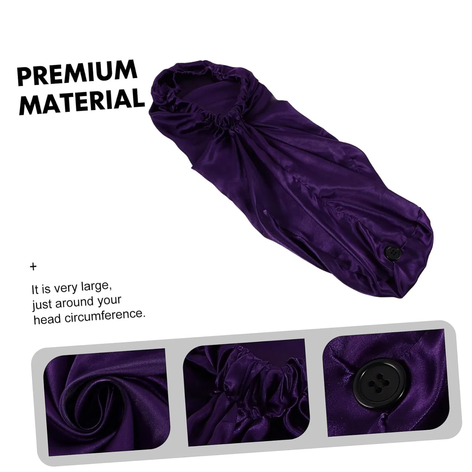 Шапочка для душа Satin Bonnet, 2 шт, HAPINARY, 60.5x20x1 см — фото 2