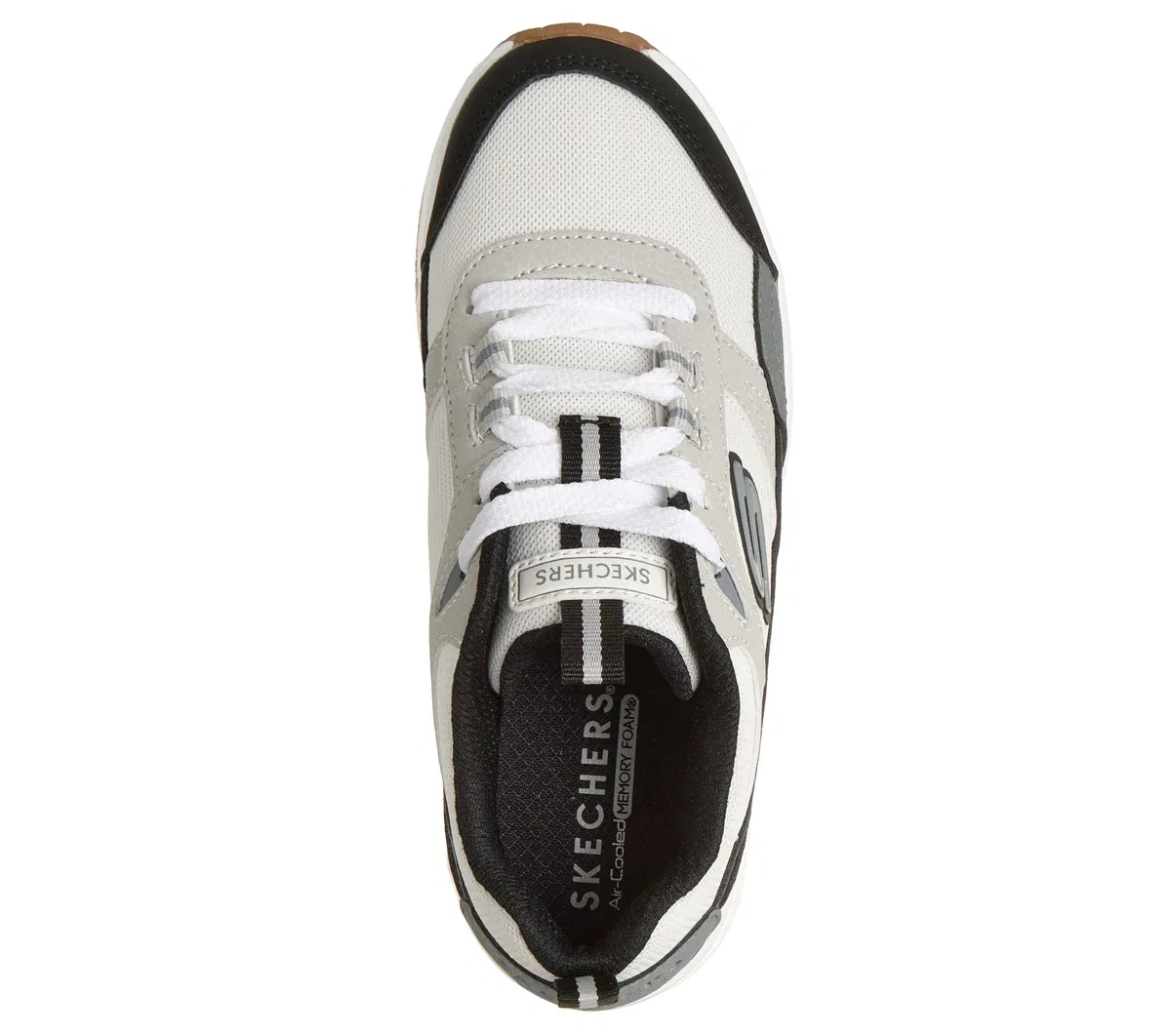 Детские кроссовки UNO - Retro-Groove Skechers, белый/серый — фото 2