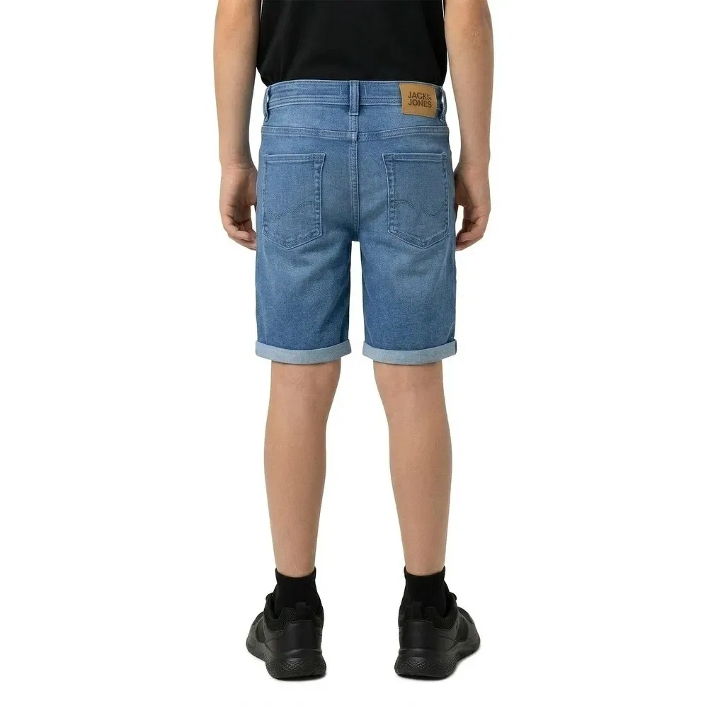 Шорты джинсовые Chris AM Jack & Jones, синий — фото 4
