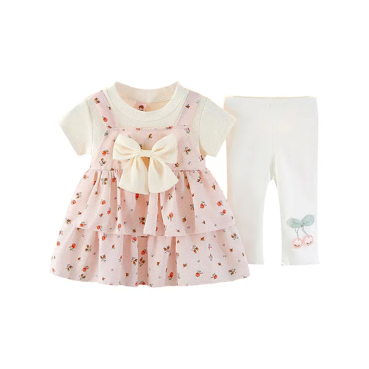 Детский комплект из топа и юбки Lanza, Pink
