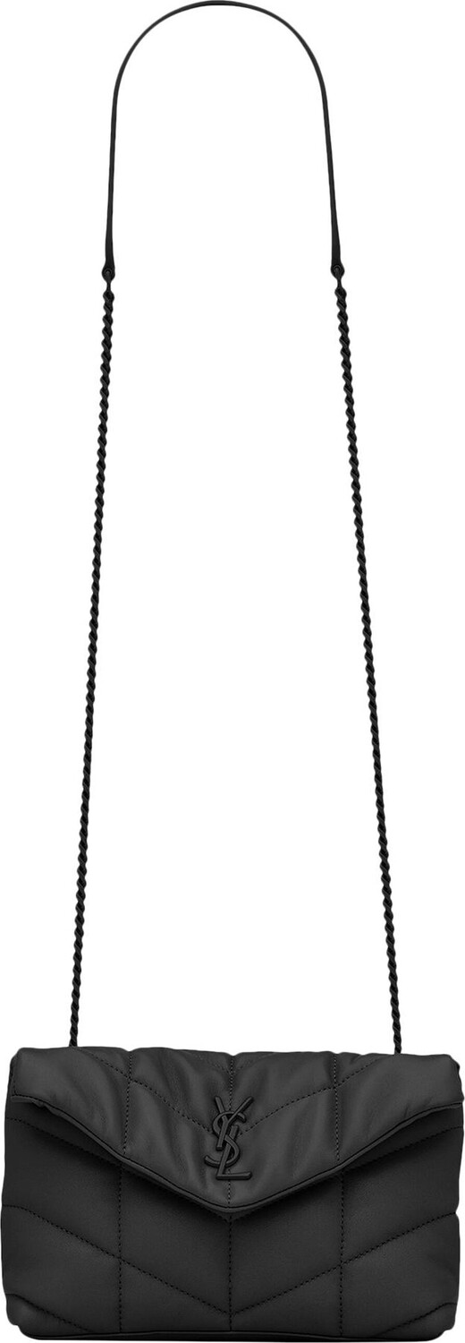 

Сумка Saint Laurent Puffer Toy Bag Black, черный