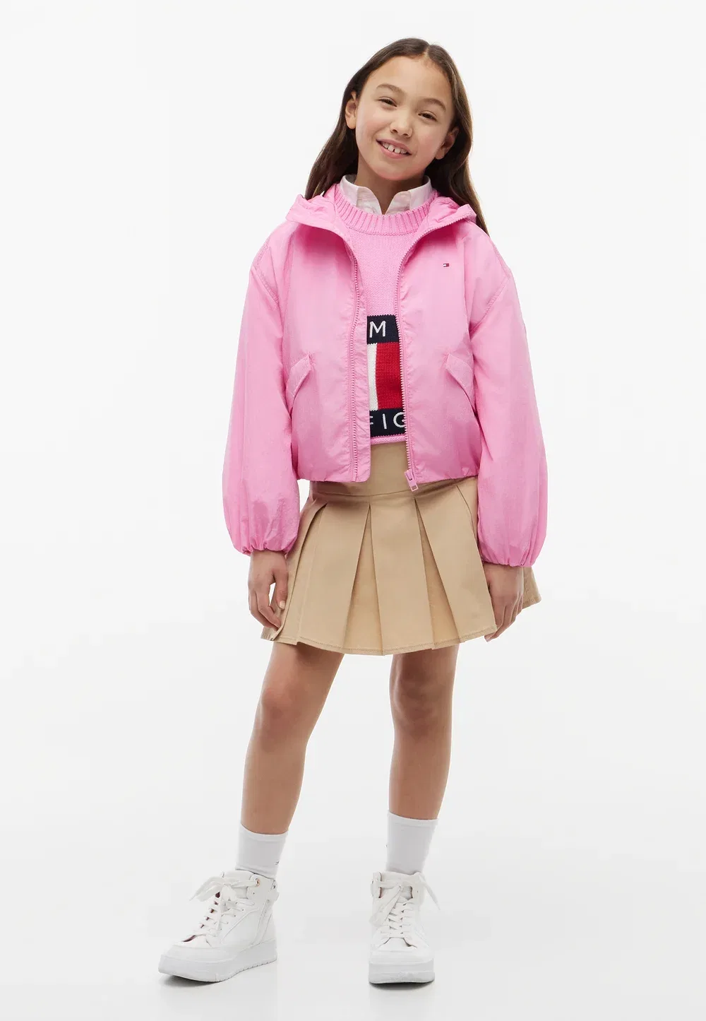 Легкая куртка Tommy Hilfiger, Pink Daisy — фото 2