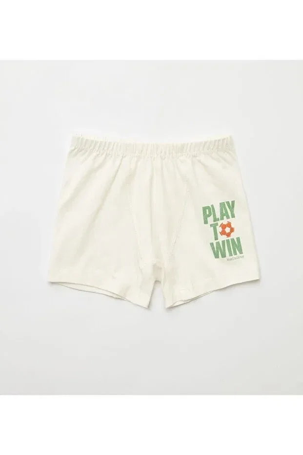 Детские боксеры для мальчиков с принтом Play To Win Natuline, Mixed — фото 3