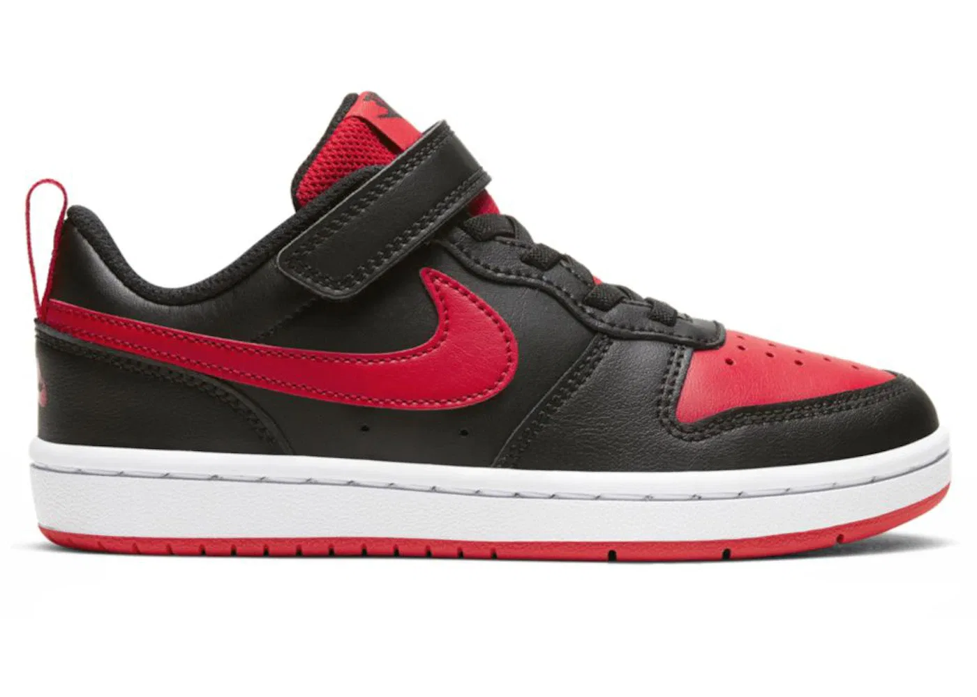 Детские кроссовки Lifestyle Nike Court Borough Low 2 Nike, Black/University Red/White