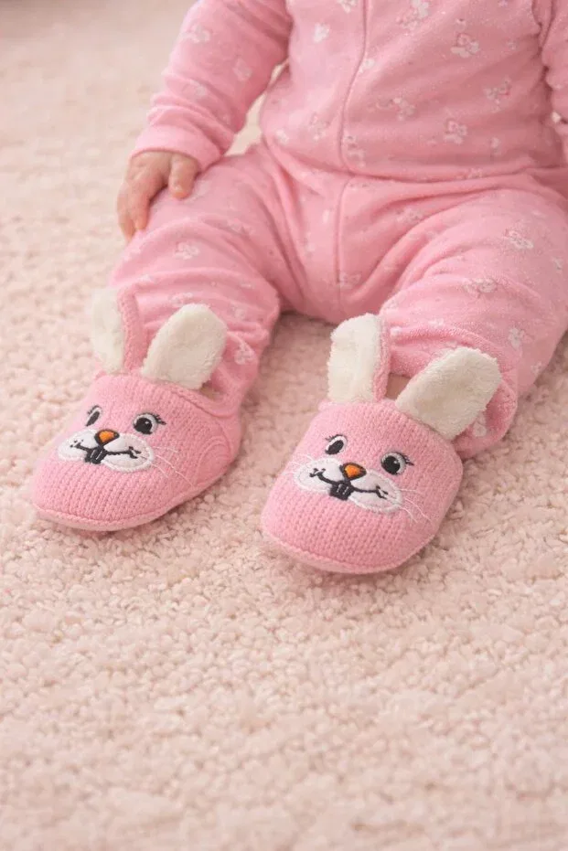 Детские пинетки с органической подкладкой Numix Baby Kids, Pink