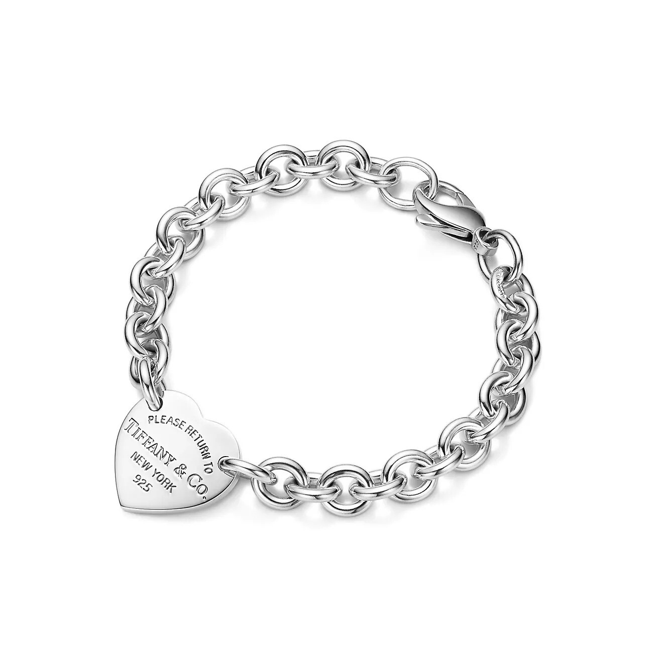 

Браслет Tiffany & Co. Return to Tiffany Heart Tag, серебро