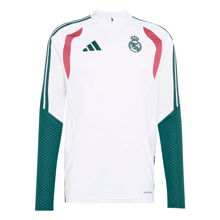 Спортивная футболка ADIDAS PERFORMANCE Performance Shirt 'REAL' белого цвета