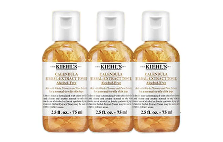 Женский тонер с календулой Kiehl's Calendula Officinalis Flower Toner, 250 мл, комплект из 2 шт., Black — фото 4