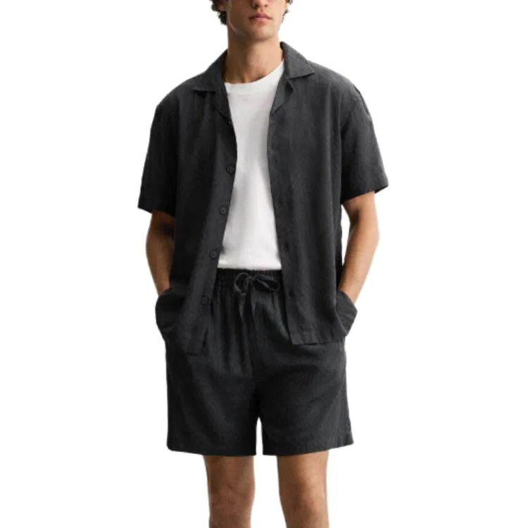 Мужская рубашка Coal Gray ZARA, Coal Gray — фото 4