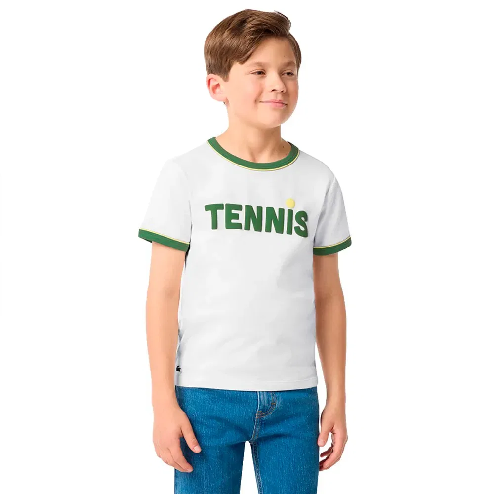 Футболка с коротким рукавом Lacoste, белый