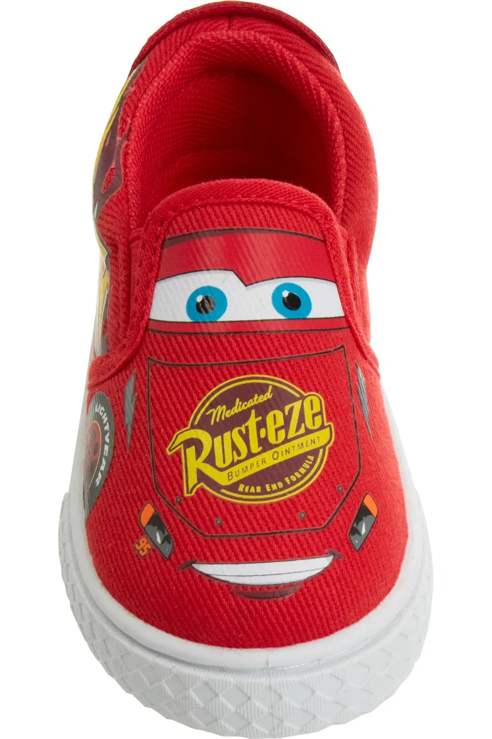 Кроссовки детские на липучке Lightning McQueen JOSMO, красный — фото 3