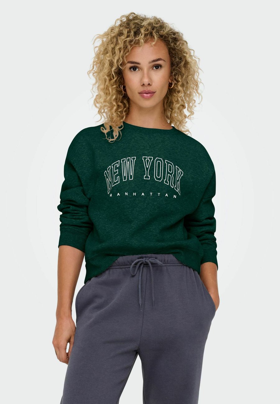 

Толстовка ONLY ONL LIFE CREW STATE NOOS, Grün/Green