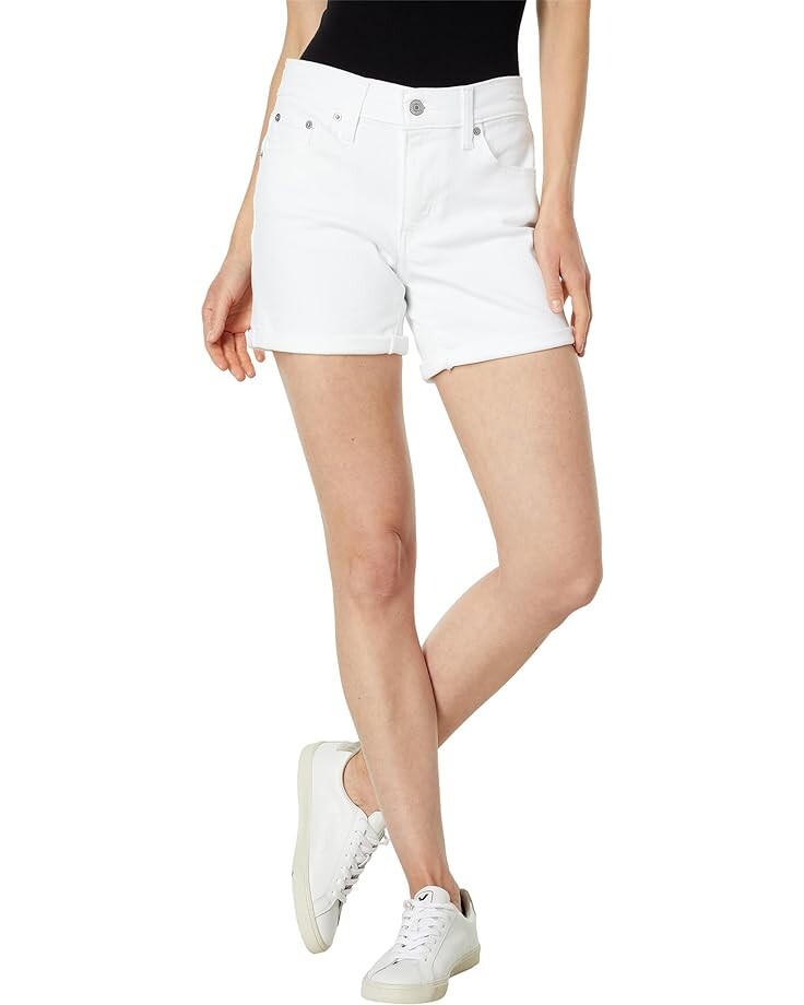 

Шорты Levi's Womens Mid Length, цвет Chalk White