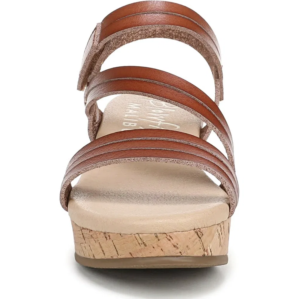 Детские сандалии на танкетке Lemonade-K Blowfish Malibu, Scotch Faux Leather — фото 3