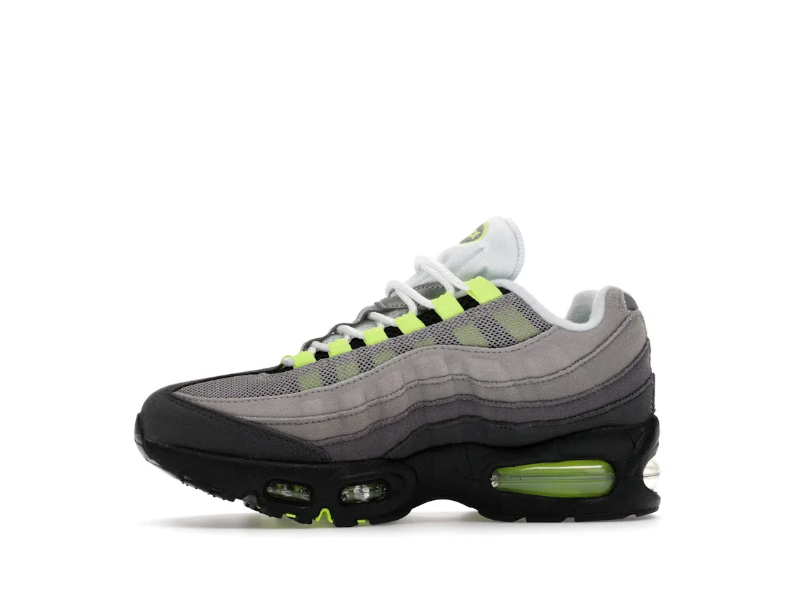 Детские кроссовки Lifestyle с большой воздушной подушкой Nike Air Max 95 Big Bubble Neon 2026 Nike, Color: Black/Neon Yellow/Cool Grey — фото 3