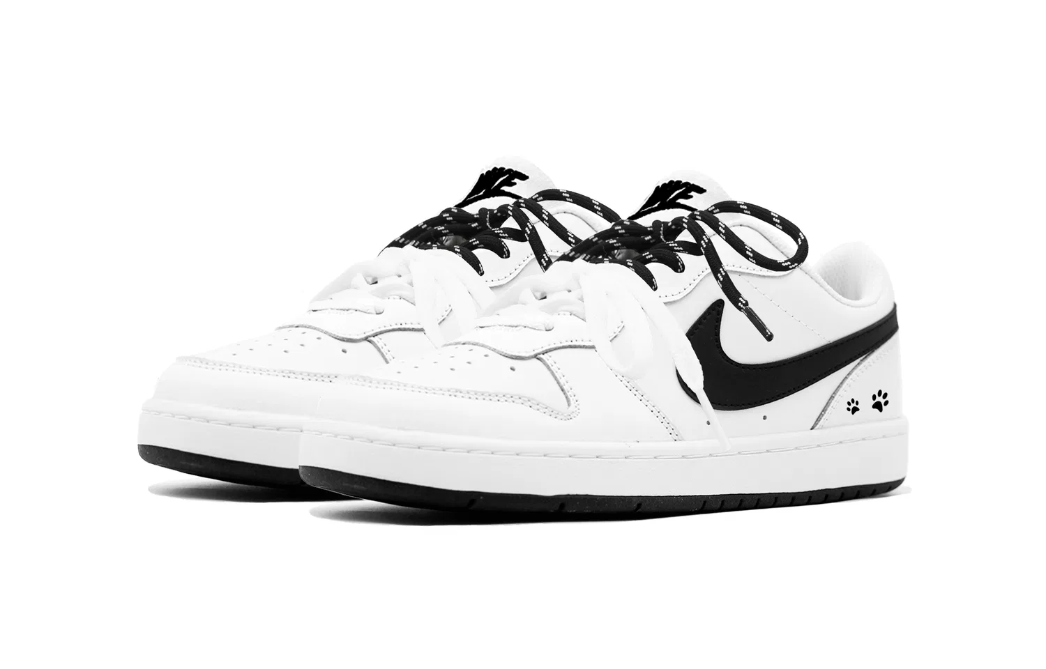Детские кроссовки для скейтбординга Nike Court Borough Black White — фото 4