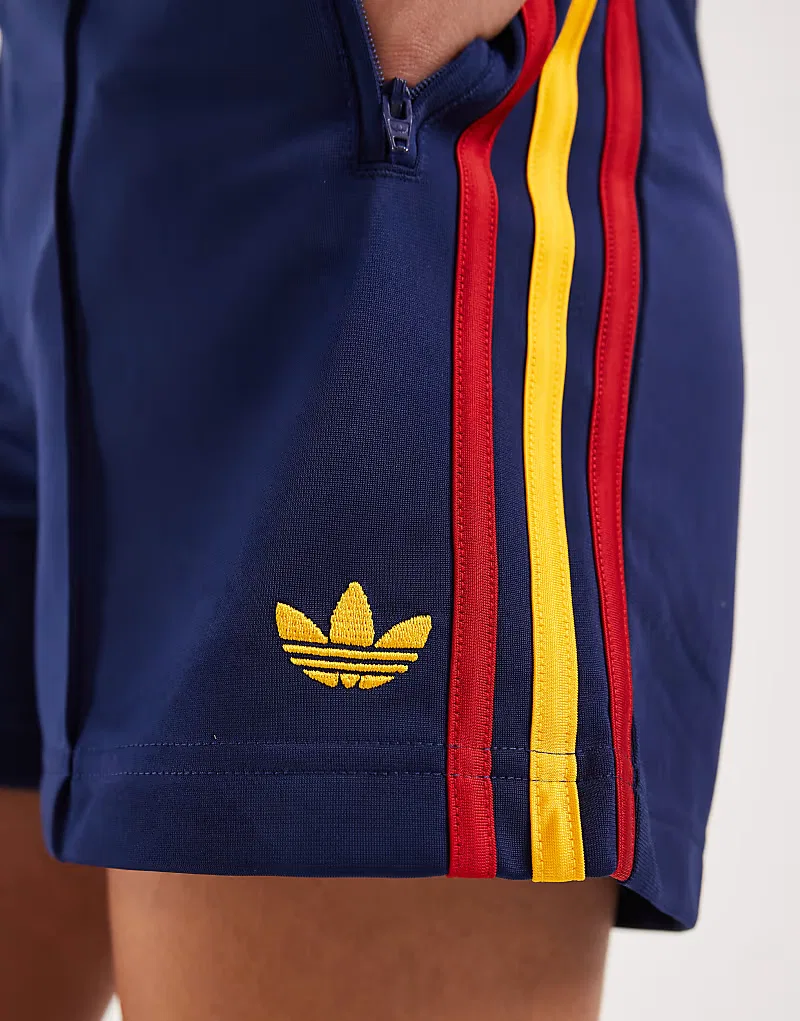 Шорты Adidas Originals Firebird в темно-синем и красном х — фото 4