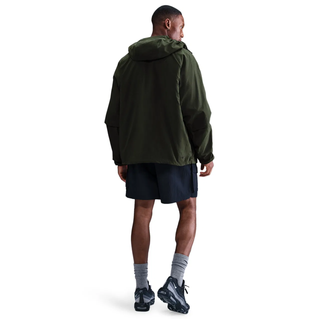 Мужская куртка Tech Woven WR Full-Zip Nike, цвет Sequoia/Black — фото 2