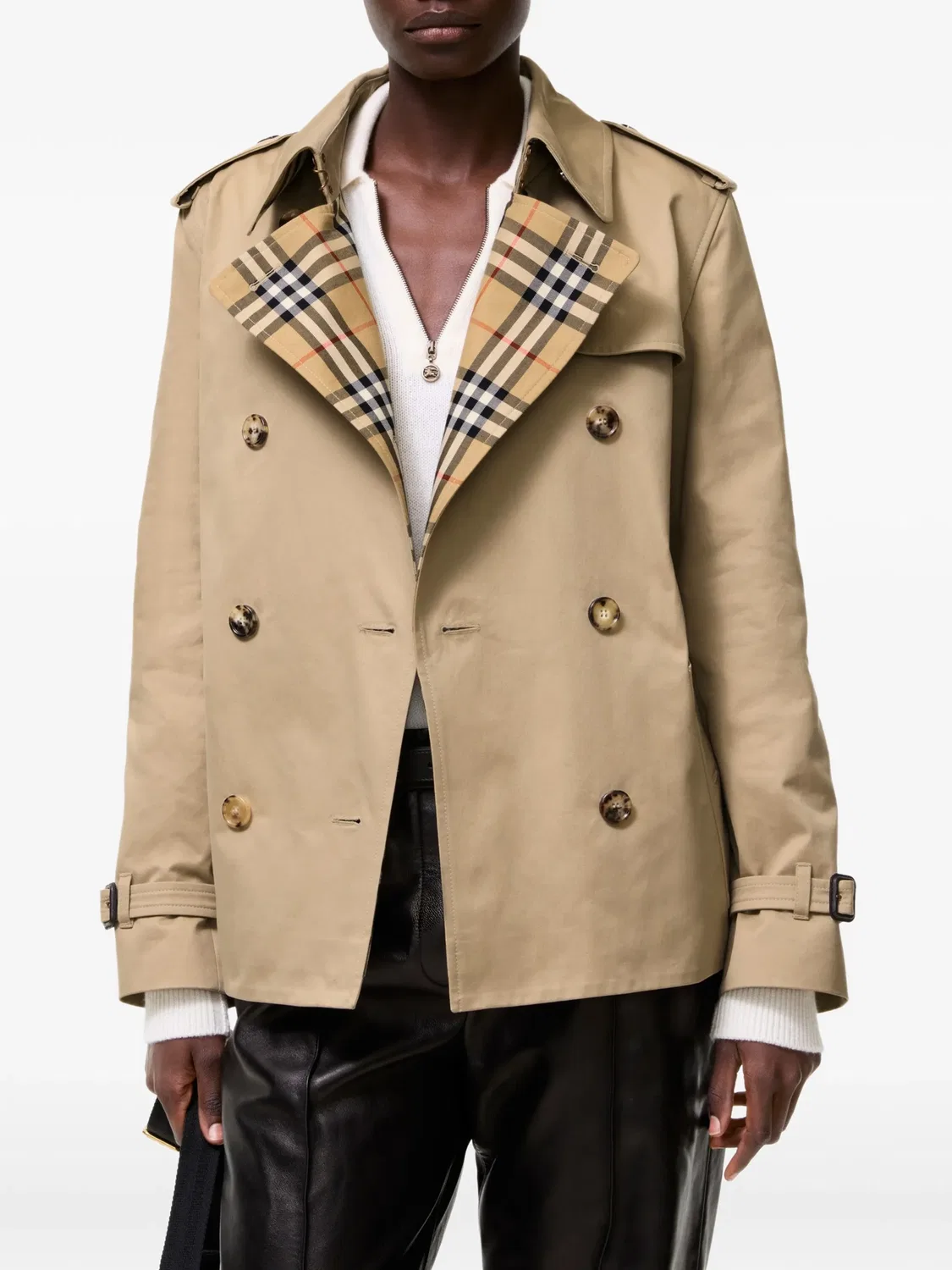 Тренч Lakefield Burberry, нейтральные цвета — фото 2