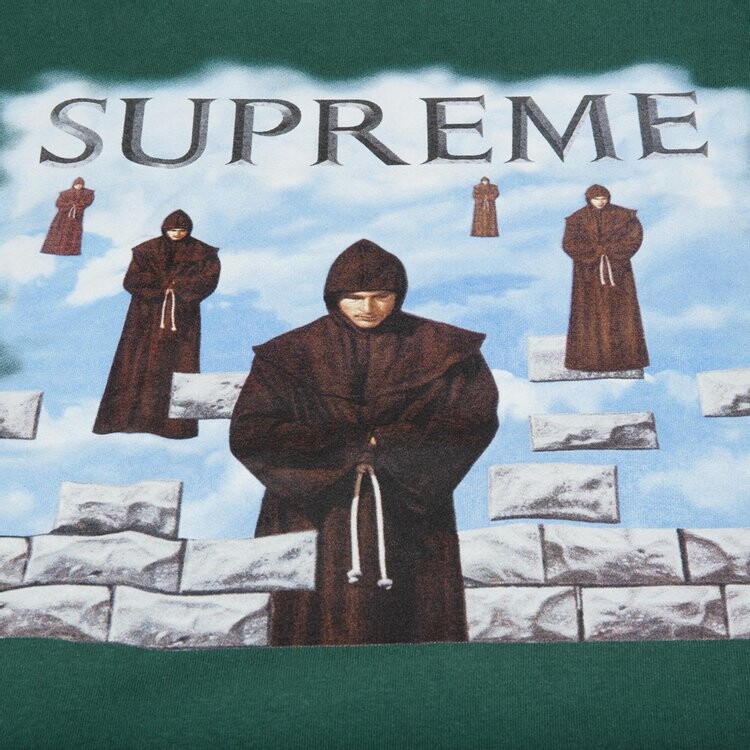 Футболка Supreme Leda And The Swan Tee 'Green', зеленый — фото 3