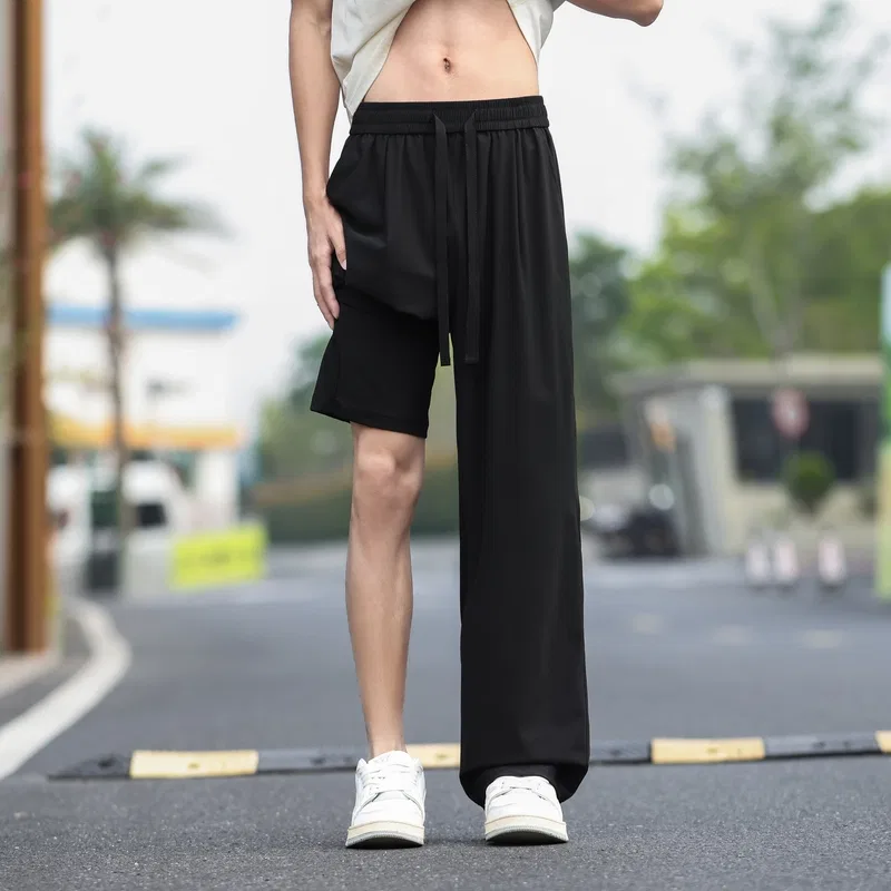 Женские брюки свободного кроя с широкими штанинами Casual Pants MIIOW — фото 4