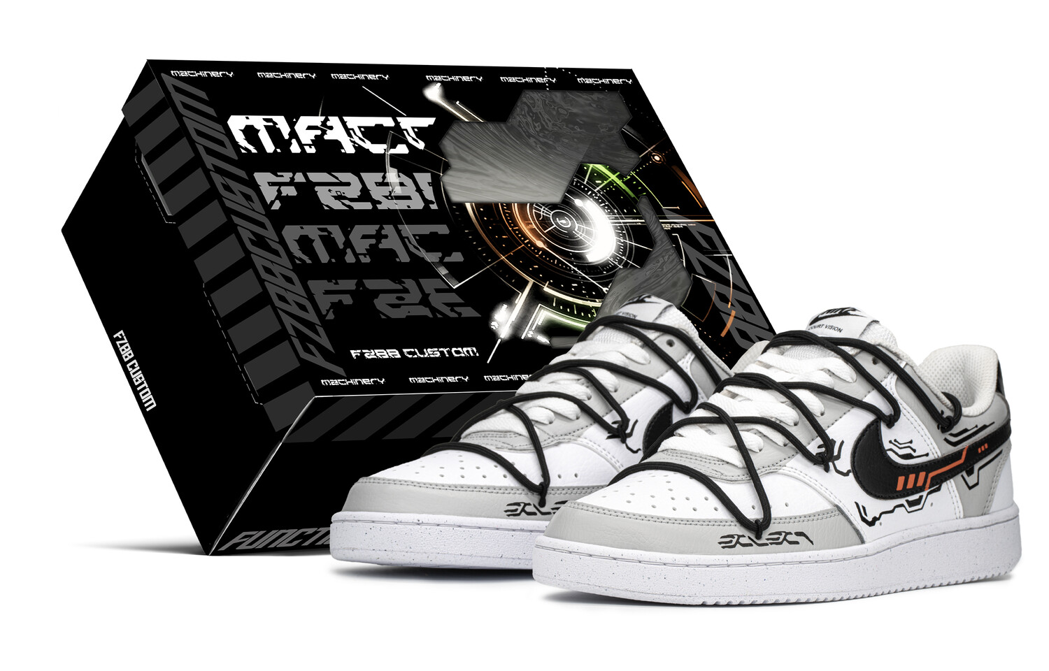 

Кроссовки Nike Court Vision 1, белый/серый
