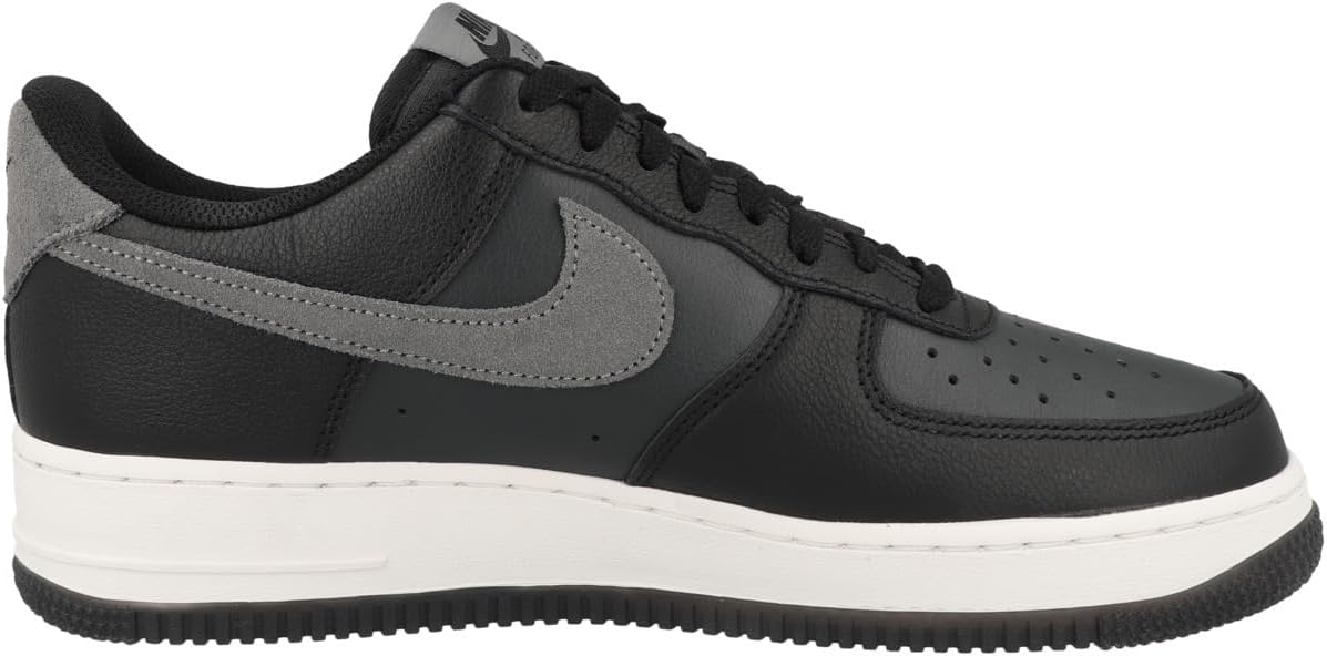 Мужские кроссовки Nike Air Force 1 '07 LV8, черный/серый/темно-серый — фото 3
