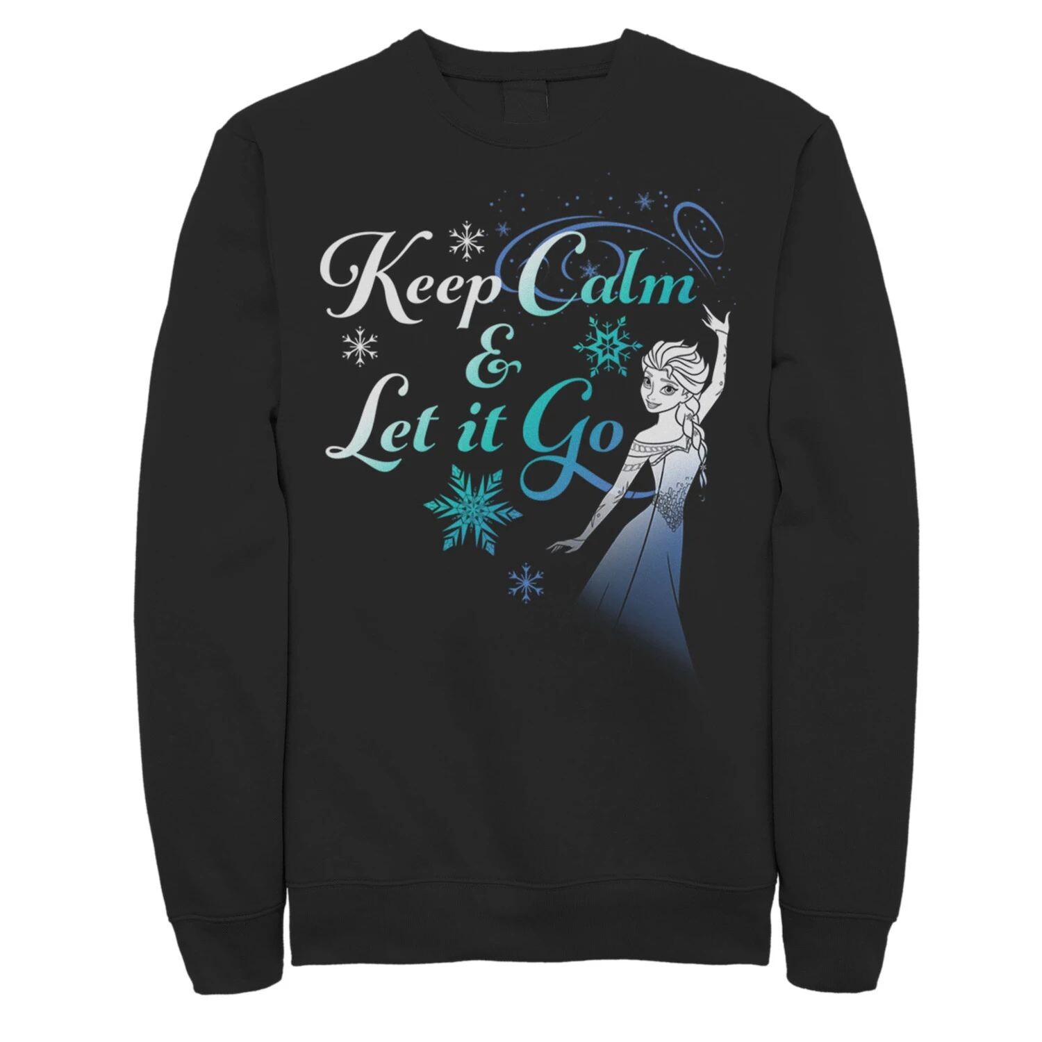 

Мужской свитшот Frozen Elsa Keep Calm & Let It Go Disney