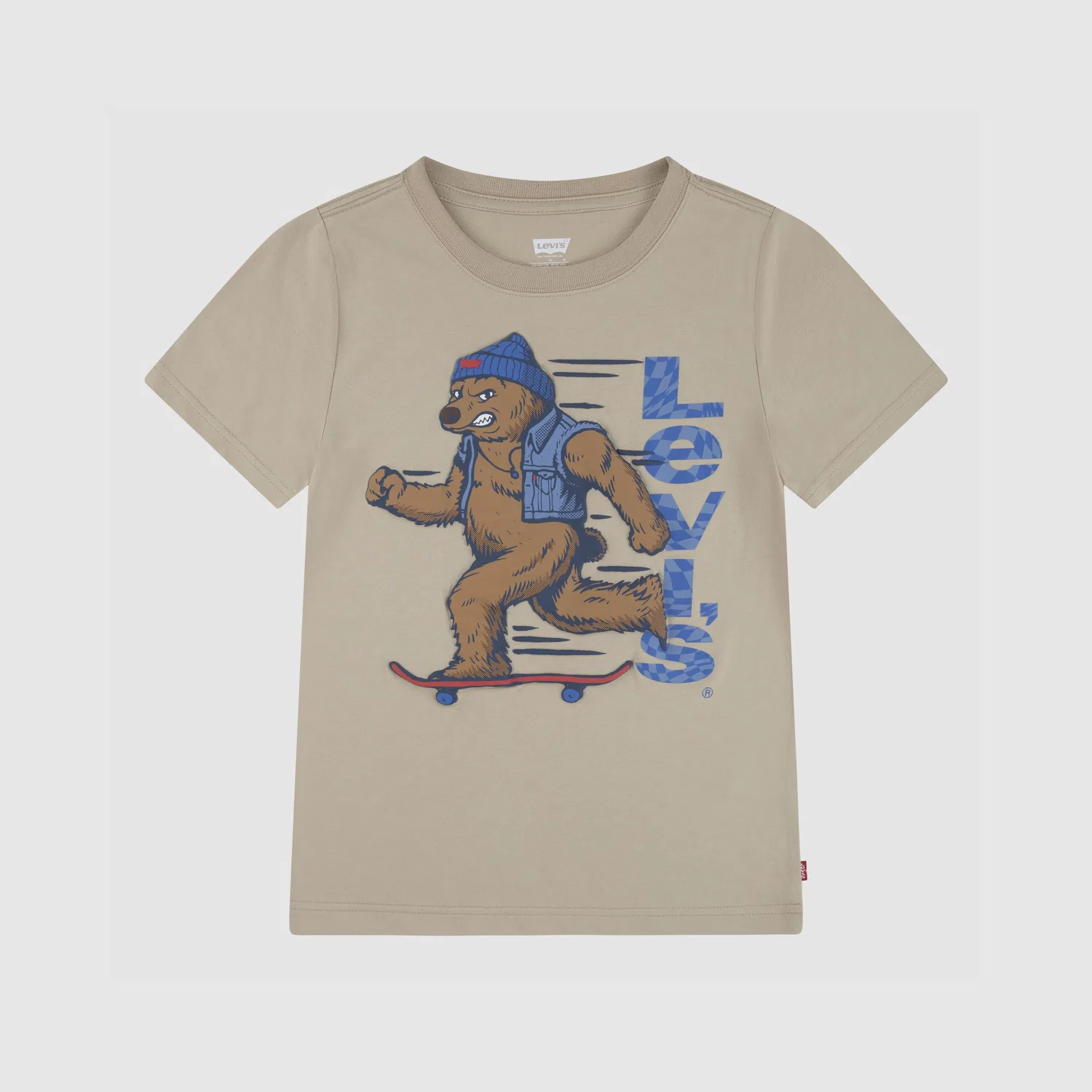 Футболка Bear On The Move для мальчиков 8-20 лет Levi's, Brown