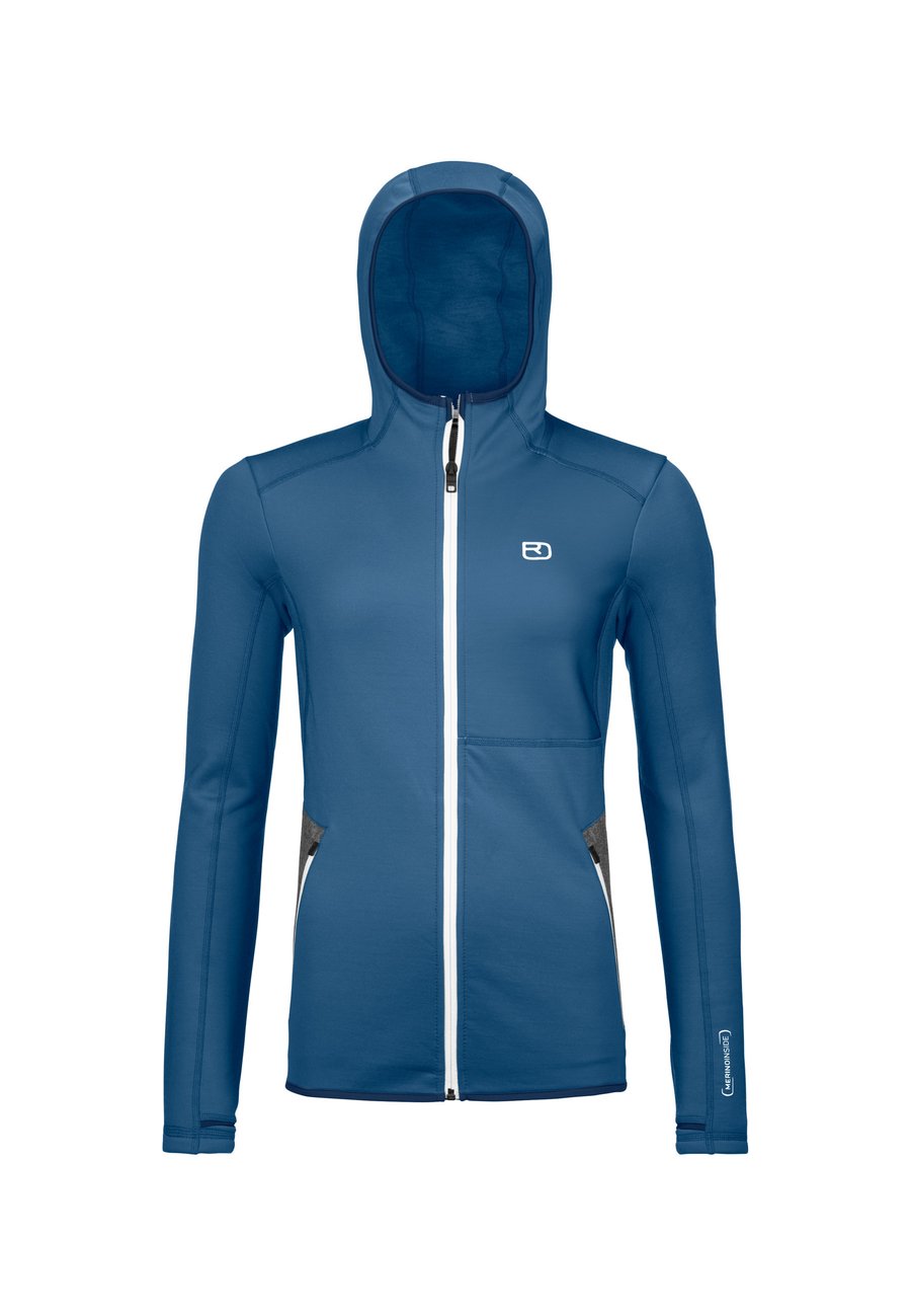 

Флисовая куртка ORTOVOX FLEECE HOODY, Sea Surface/Blue