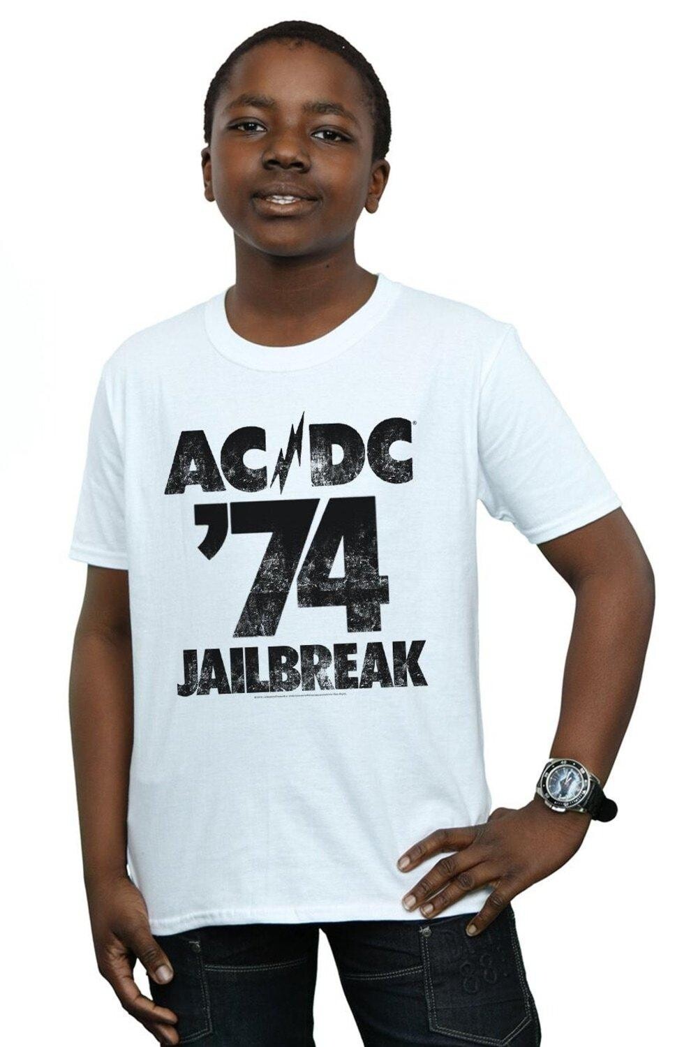 

Футболка «Побег из тюрьмы 74» AC/DC, белый