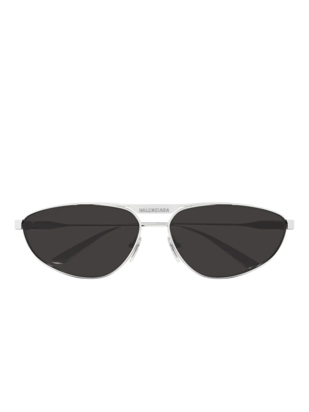 

Солнцезащитные очки в оправе 'кошачий глаз' Balenciaga Eyewear, серебяный