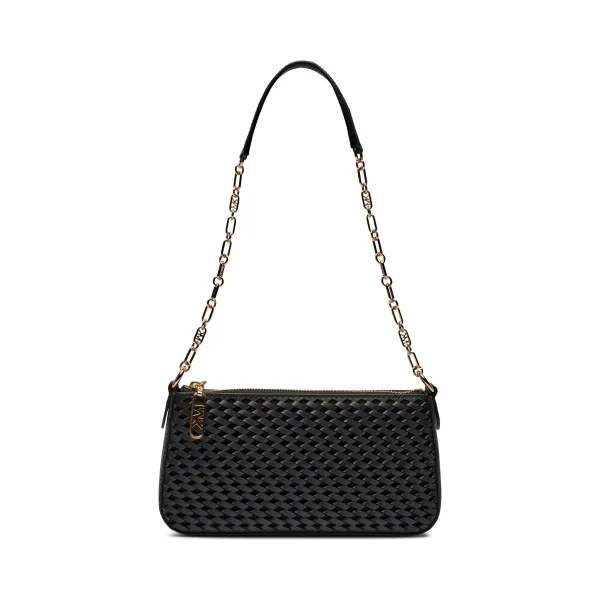 

Кожаная сумка через плечо Michael Kors, черный
