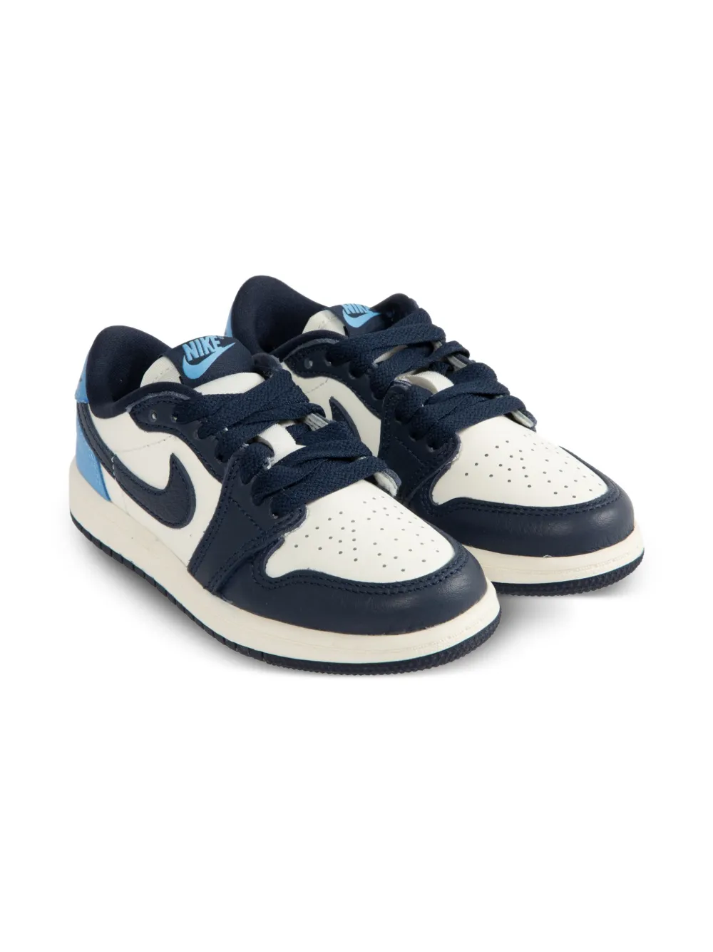 

Кроссовки Air Jordan 1 со вставками Jordan Kids, синий