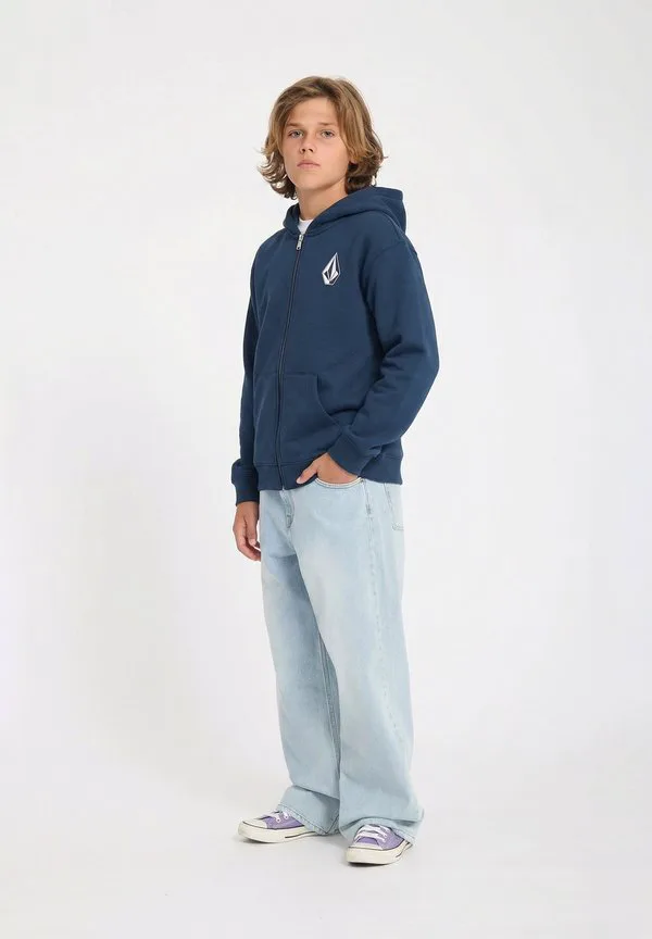 Культовая толстовка на молнии с каменной отделкой Volcom, Dust Bowl Indigo