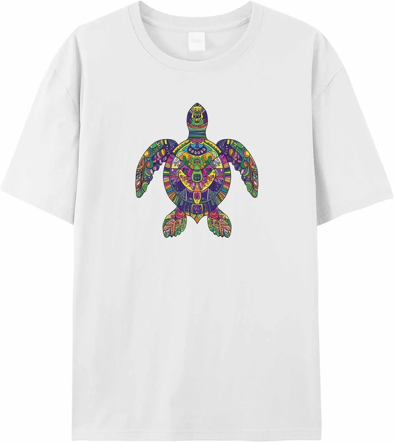 

Мужская футболка Boho Sea-Turtle с коротким рукавом jdudh