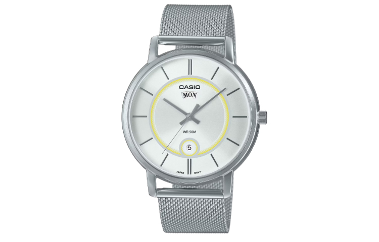 

CASIO Часы Men Standard Series Silver Watch MTP-B120M-7AV, Silver Dial